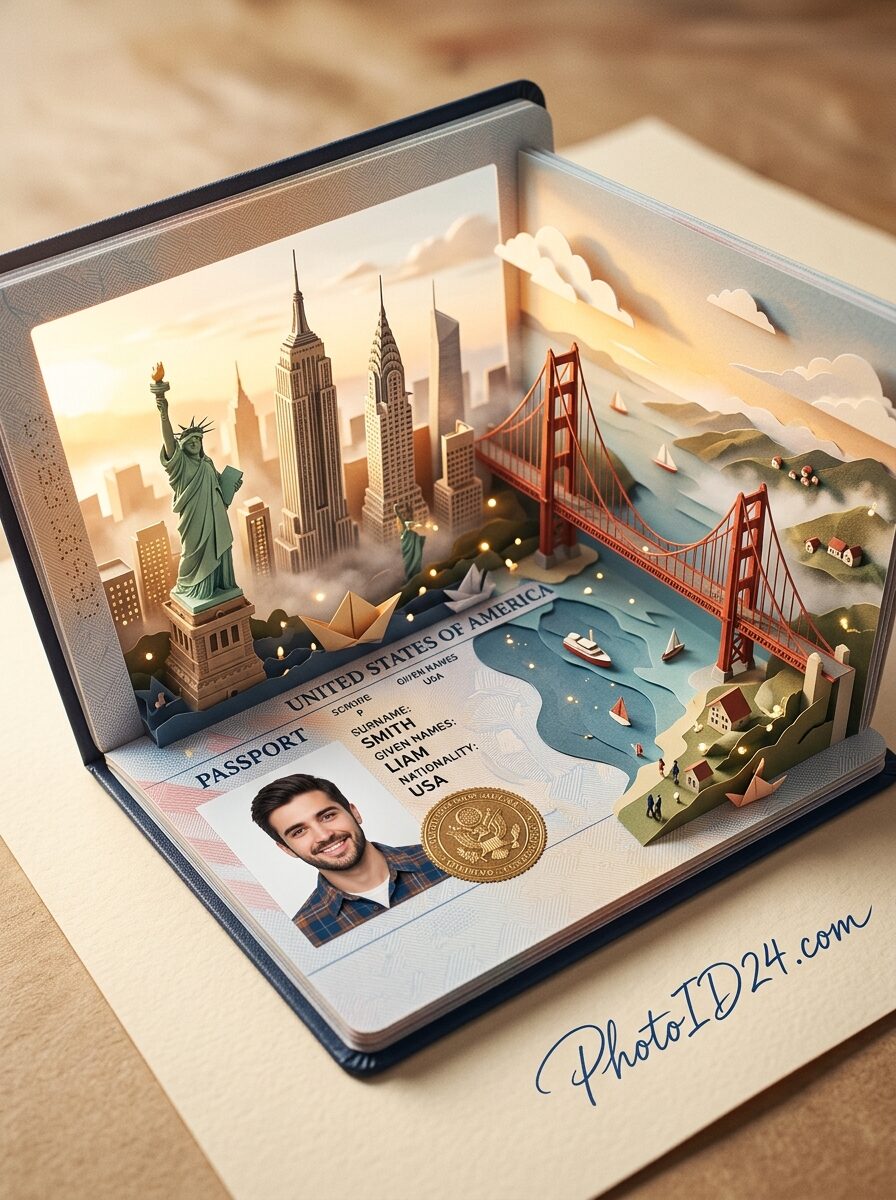 US Passport Photo: Built to the Exact 2x2 Inch State Department Standard