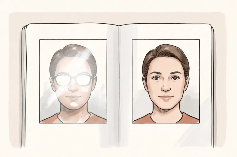 Can You Wear Glasses in a Passport Photo? - 2
