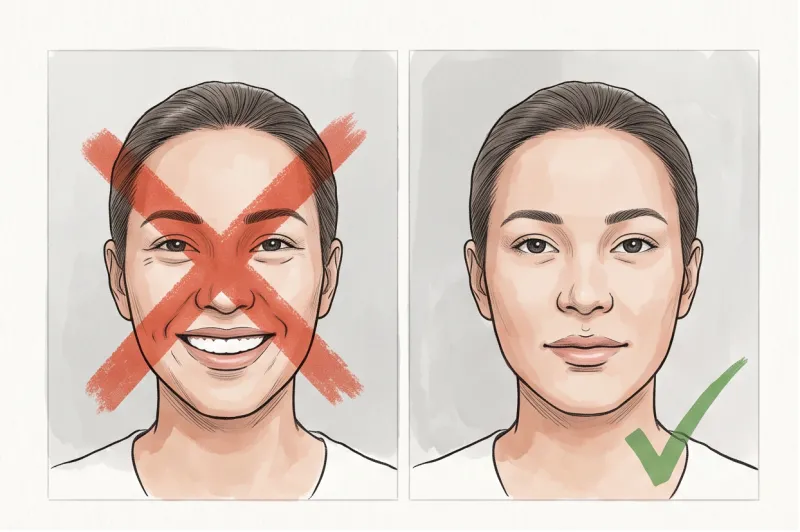 Smiling in Passport Photo: The Neutral Expression Rules